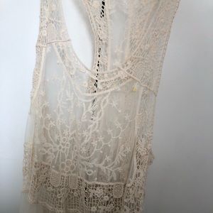 One size laced/crochet top